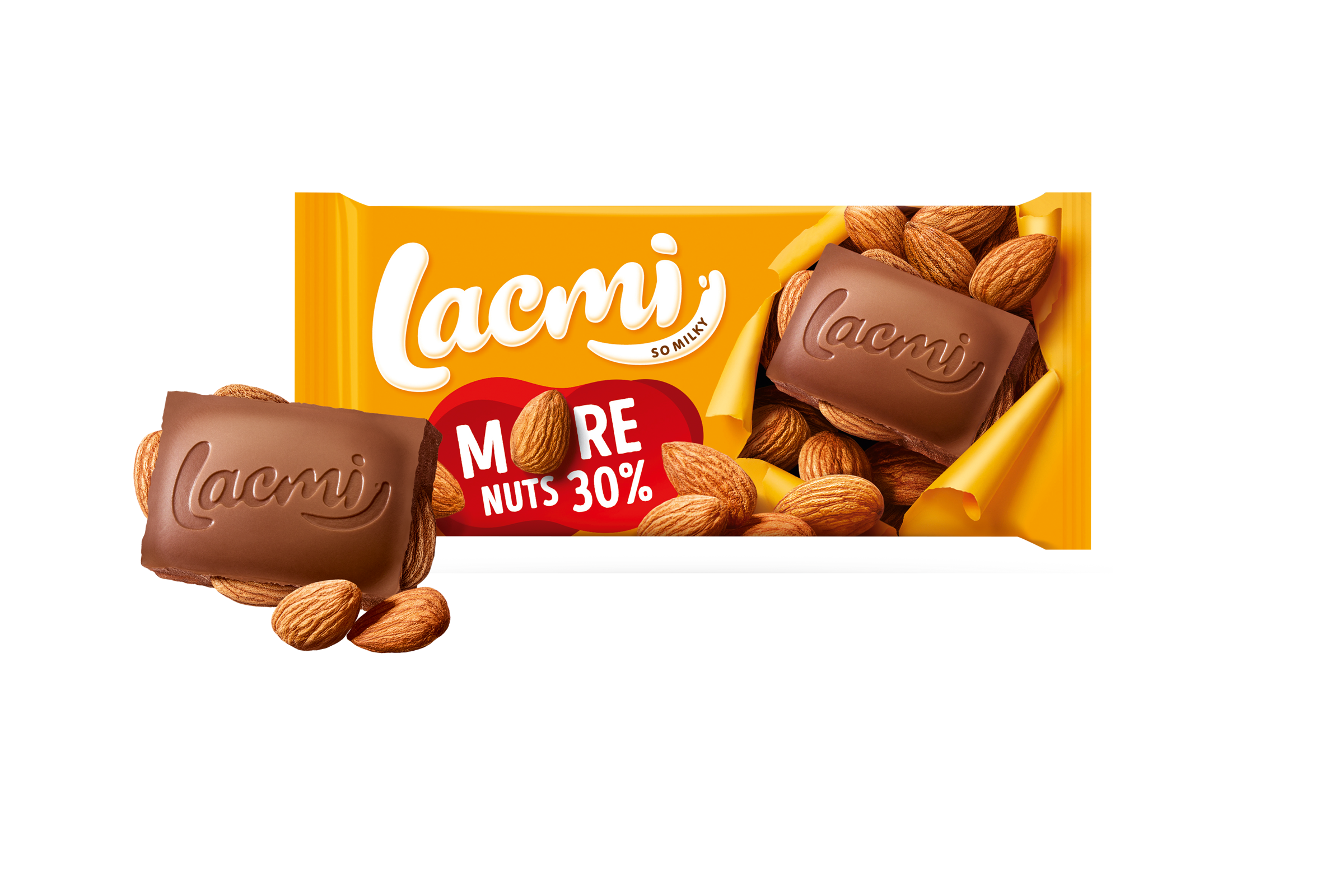 Ciocolată cu lapte și migdale întregi