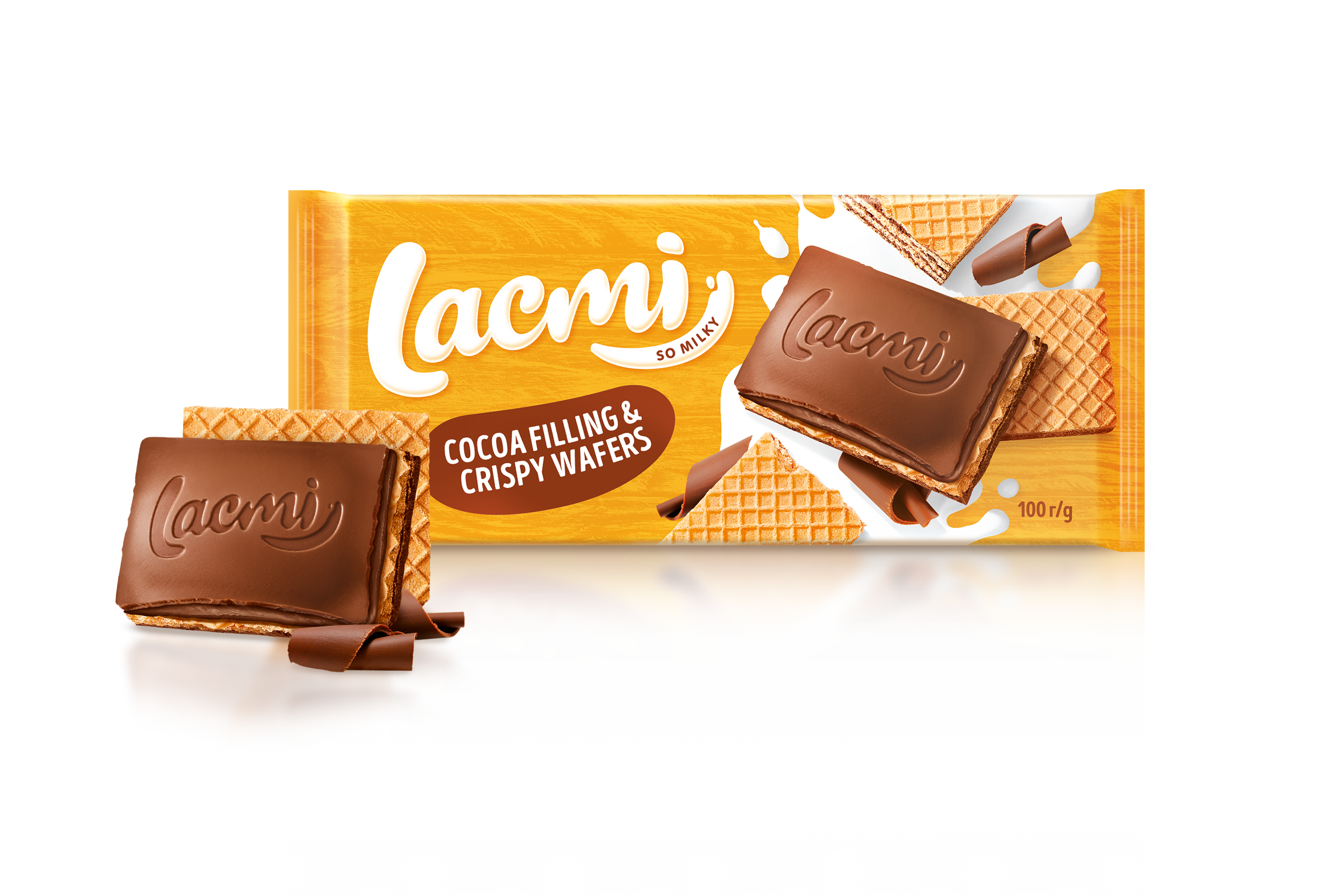 Ciocolată cu lapte și cremă de cacao și napolitane crocante